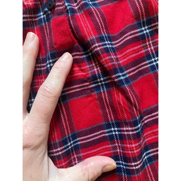 H&M Red Plaid Baby Dress, Size 4-6M - Picture 3 of 4